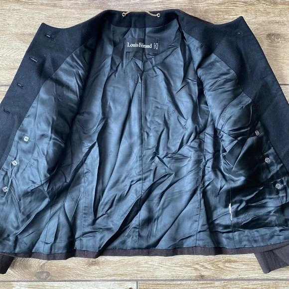 Louis Féraud Military Blazer Lined Jacket size 6 - Picture 3 of 10